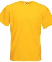 Geel gele t shirts met korte mouwen voor heren